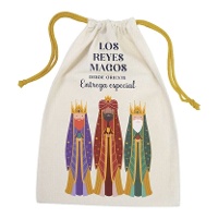 Bolsa de presente de 34 x 25 x 1 cm dos Reis Magos - 1 unidade