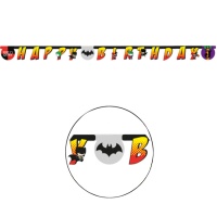 Grinalda de aniversário do Batman 2,5 m