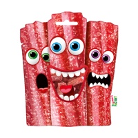 Torcidos de morango com mini pica pica - Gommys Factory - 90 gr