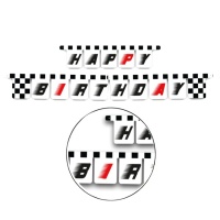 Grinalda de Feliz Aniversário da Racing 3 m
