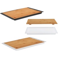 Tábua de corte de 38 x 27 cm para pão - 1 unidade