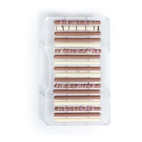Forma alongada para chocolate 20 x 12 cm - Decora - 18 cavidades