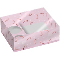 Caixa de 26 x 20 x 9 cm para cupcakes e doces de bastão de caramelo - 2 unidades