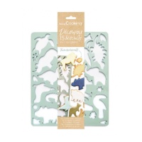 Molde para cortar animais 30 x 25 x 1,5 - Scrapcooking - 15 formas
