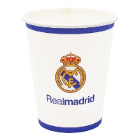 Copo do Real Madrid branco - 8 unidades