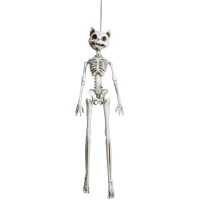 Pendente esqueleto de gato de 37 cm
