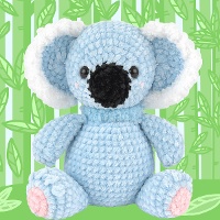 Kit de Amigurumi - Fuzzy, o coala - DMC