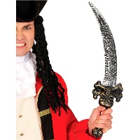Espada pirata com caveira de 58 cm