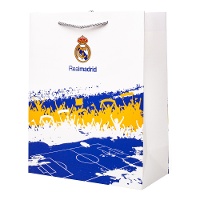 Saco de presente de 40 x 30 x 12 cm do Real Madrid