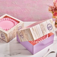 Caixa para bolos Pure 32 x 32 x 11,5 cm - 2 unidades