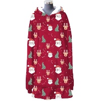 Manta casaco de Papai Noel