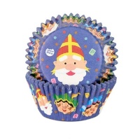 Cápsulas para cupcakes de São Nicolau - 48 unidades