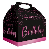 Caixa de cartão Elegant Pink - 12 unidades