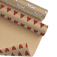 Amor craft papel de embrulho 2,00 x 0,70 m - 1 unid.