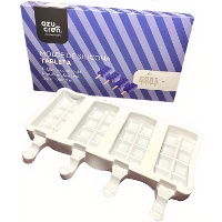 Molde de silicone para sorvetes em tablete - Azucren - 4 cavidades