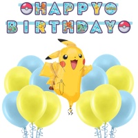 Pacote de decoração de festas Pokémon - 22 peças