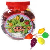 Geleias em forma de fruta de 35 gr - 30 unidades