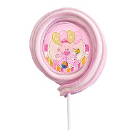 Brocheta Roller de Chá de Bebé Rosa de 40 gr
