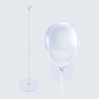 Centro de mesa com balões transparentes de 70 cm