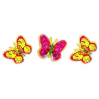 Conjuntos de labirinto de borboletas - 3 peças