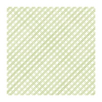 Papel quadriculado Vellum Vichy verde maçã 30,5 x 30,5 cm - Artis decor - 3 unidades