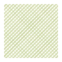 Papel quadriculado Vellum Vichy verde maçã 30,5 x 30,5 cm - Artis decor - 3 unidades