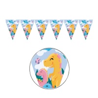 Dino Friends Pennant - 3 m