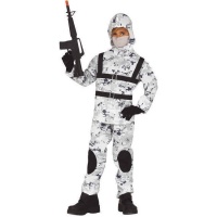 Fato militar das forças especiais com capuz para crianças