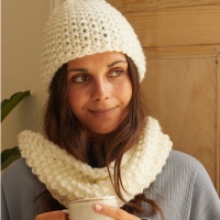 Kit tricô - Duo gola e gorro - DMC
