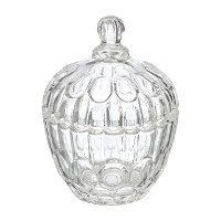 Bomboniere em cristal 11,5 x 10 cm