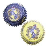 Cápsulas de cupcake de Hufflepuff - 30 unidades