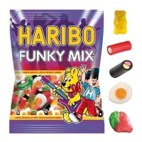 Saco sortido de rebuçados de gelatina - Haribo Funky mix - 100 g