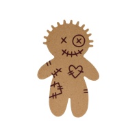 Silhueta MDF 15 cm : Boneca Voodoo