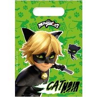 Sacolas de Cat Noir - 6 unidades