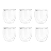 Copo para água em borosilicato de 246 ml - 6 unidades