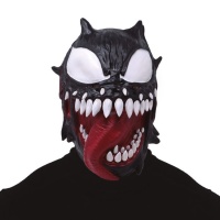 Máscara preta de symbiote