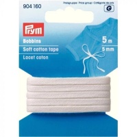 0,5 cm fita de algodão macio - Prym - 5 m