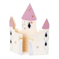 Convites para Castelo de Princesa - 6 unidades