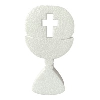 25 x 13 cm Cálice da comunhão figura em cortiça