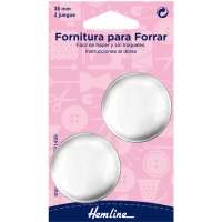 Ferragens de revestimento de botões de 38 mm - Hemline - 2 pcs.