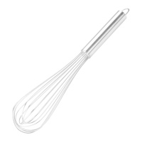 Batedor de cabo de aço inoxidável com 40 cm - Dekora