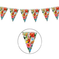 Faixa de paisagem tropical - 3 m