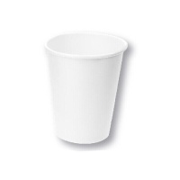 Copos de cartão branco de 300 ml - 12 unid.