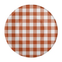 Pratos de piquenique 23 cm - 8 unidades