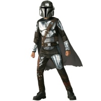 Fato de Mandalorian do clássico Star Wars para crianças
