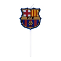 Vela com escudo do FC Barcelona