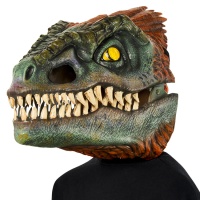 Máscara móvel Jurassic World Pyroraptor para crianças