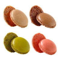 Macarons sortidos de 3,5 cm - Dekora - 160 unidades