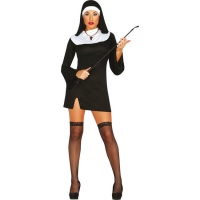 Fato de freira católica sexy para mulher