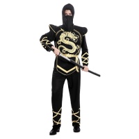 Roupa Ninja Warrior Fancy Dress Fume for Men
